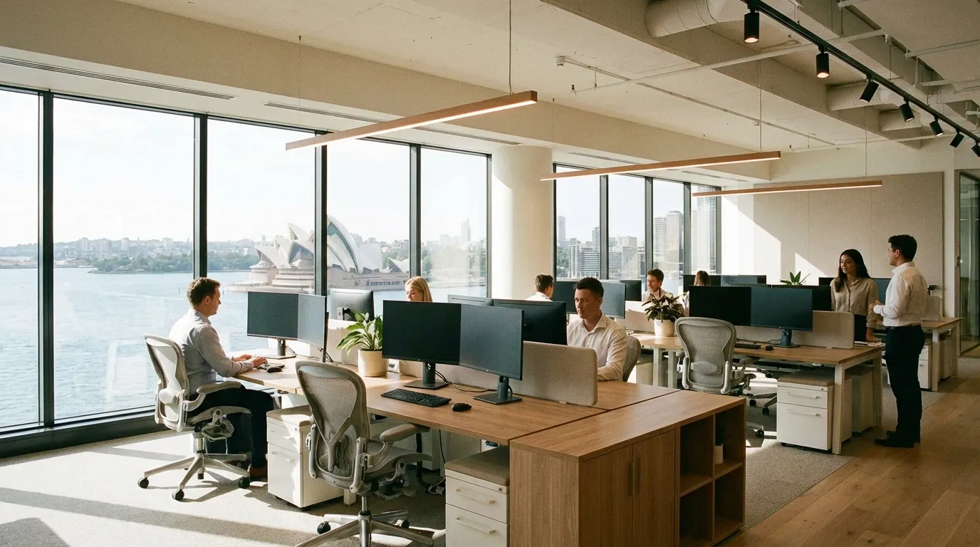 Modern office lighting design