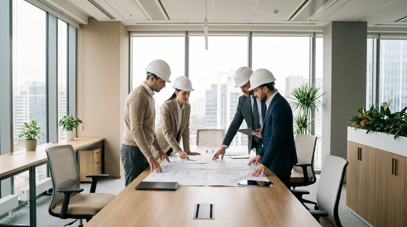 Office construction planning